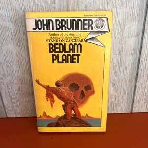 Bedlam Planet John Brunner‎ 1982 Del Rey Ballantine Books Sci-Fi Paperback